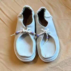 Hey Dude Wendy Fringe Slip On Sneakers - Sage